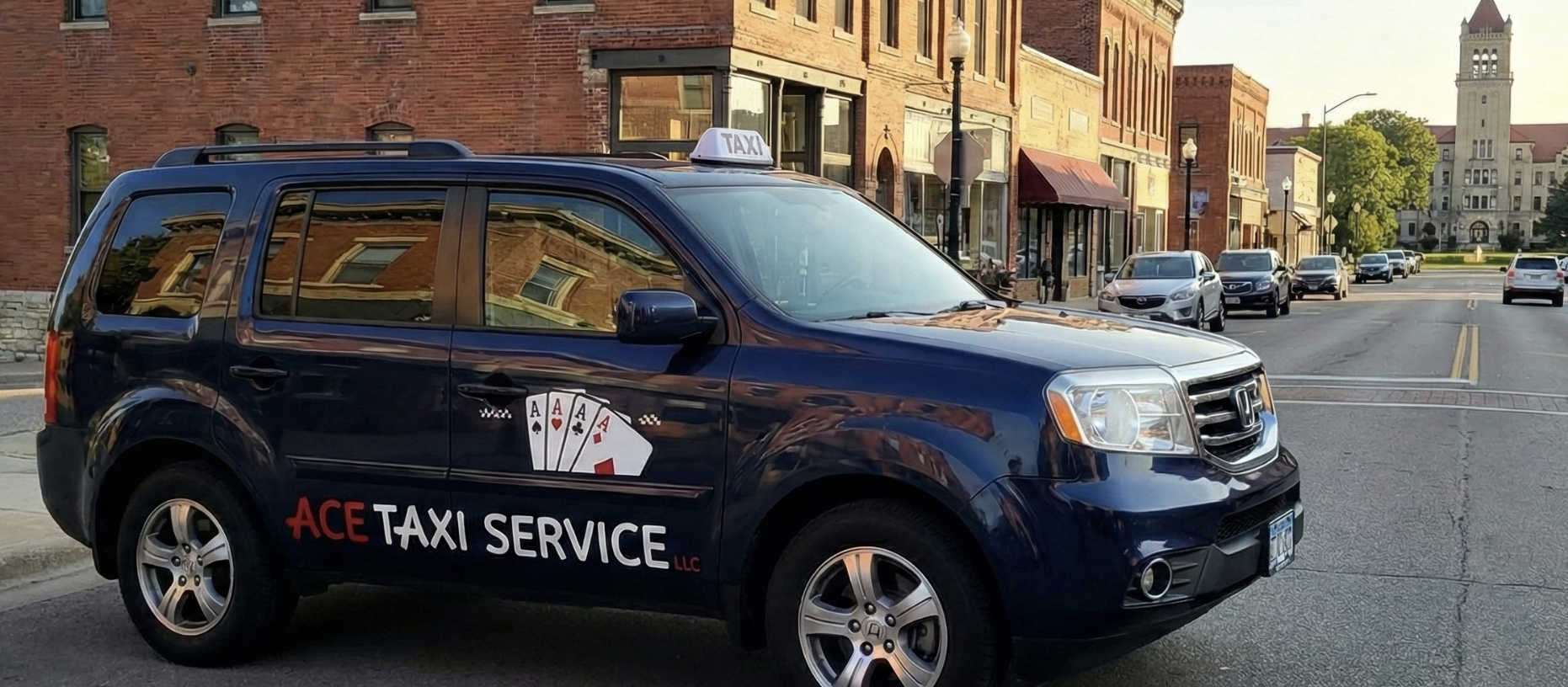 Ace Taxi Vehicle in Fergus Falls